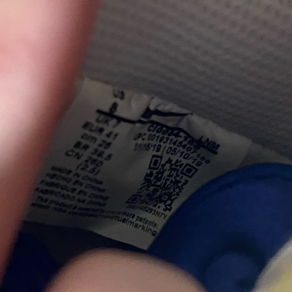 Nike Air Force 1 Low Drop Type Summit White Sneakers C10054-100 Shoes Size 8 - Picture 8 of 8